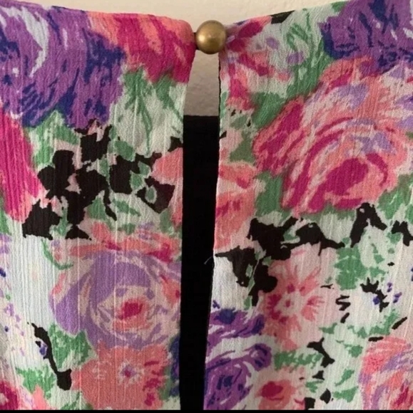 NWT Wayf Floral Dolman Sleeve Elastic Waist Dress Women’s S - Picture 9 of 9